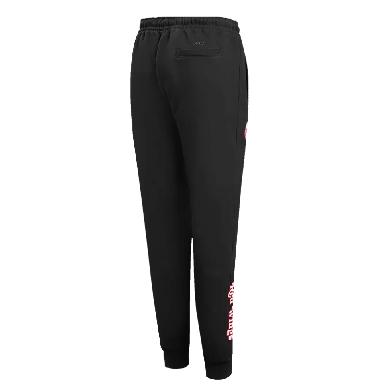 NHL DETROIT RED WINGS CLASSIC WOMEN'S FLC SWEATPANT (BLACK)