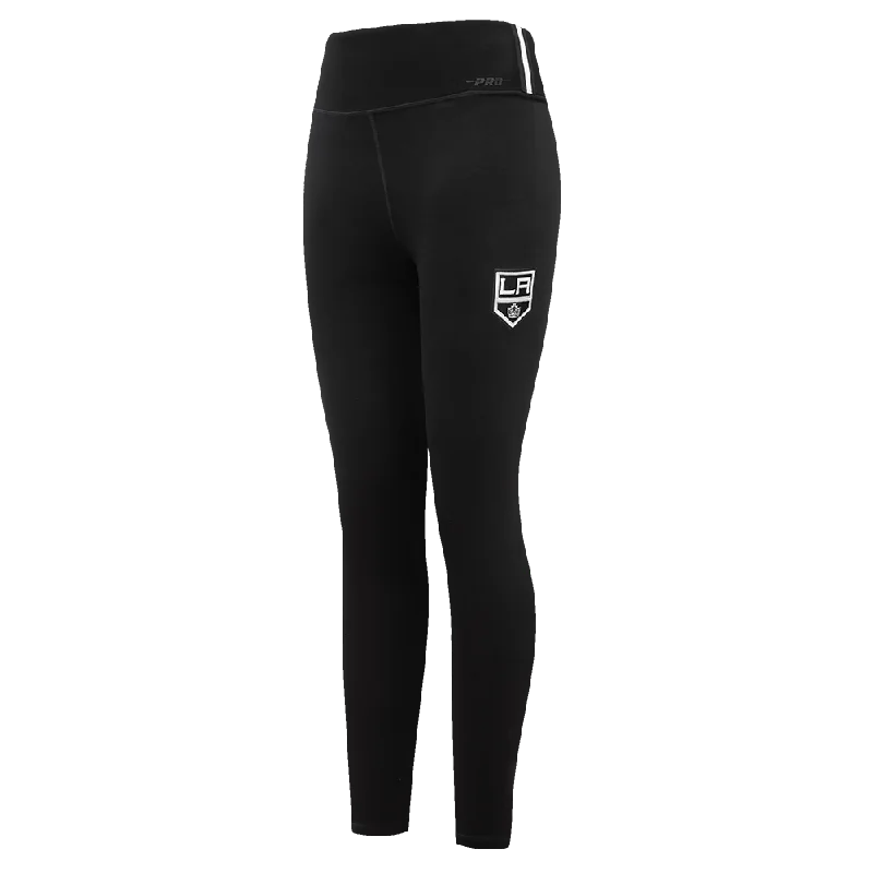 NHL LOS ANGELES KINGS CLASSIC WOMEN'S HW JERSEY LEGGING (BLACK)