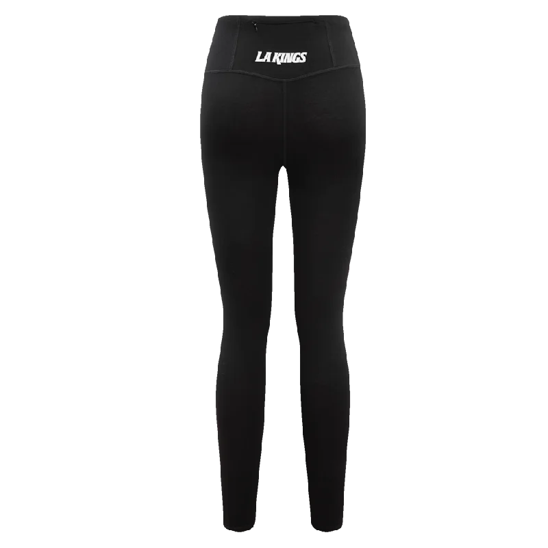 NHL LOS ANGELES KINGS CLASSIC WOMEN'S HW JERSEY LEGGING (BLACK)