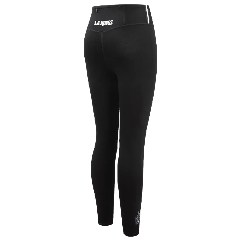 NHL LOS ANGELES KINGS CLASSIC WOMEN'S HW JERSEY LEGGING (BLACK)