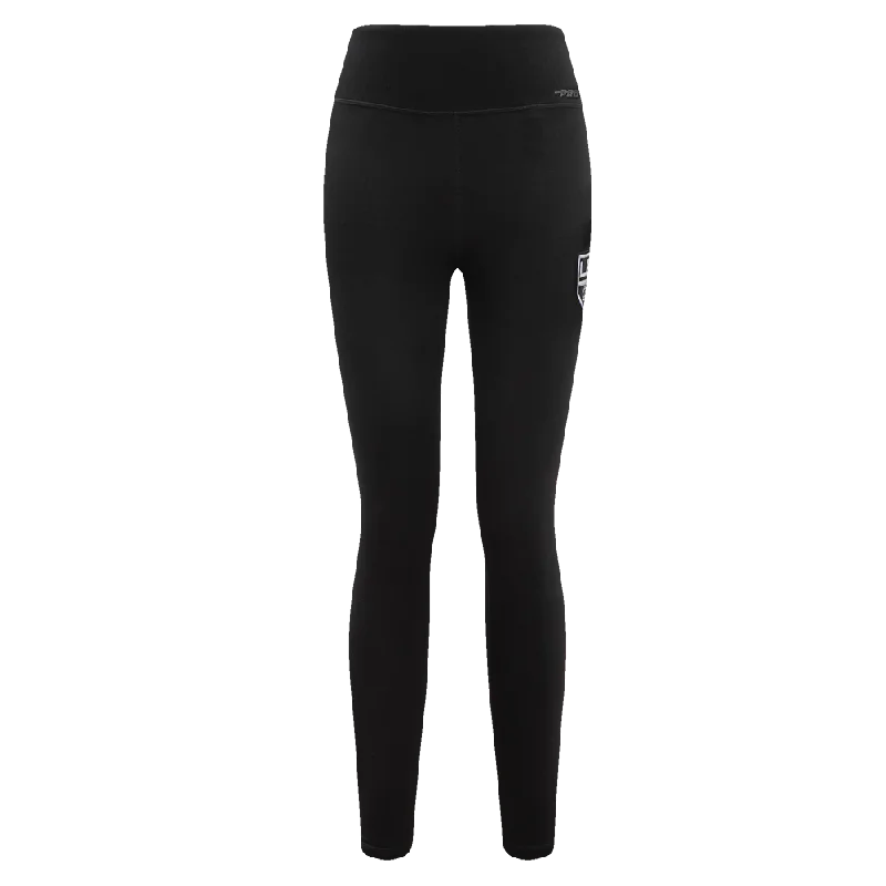 NHL LOS ANGELES KINGS CLASSIC WOMEN'S HW JERSEY LEGGING (BLACK)