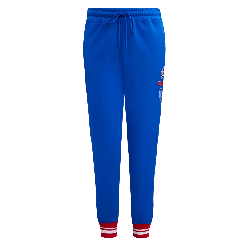 NHL MONTREAL CANADIENS RETRO CLASSIC WOMEN'S RIB SWEATPANT (ROYAL BLUE/RED)