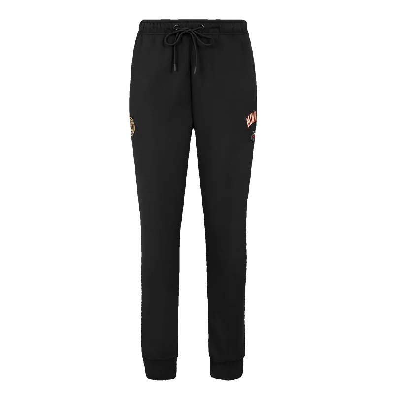 NHL MINNESOTA WILD CLASSIC WOMEN'S FLC SWEATPANT (BLACK)