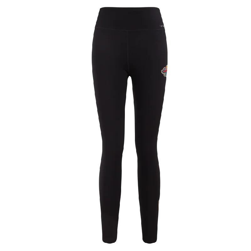 NHL MINNESOTA WILD CLASSIC WOMEN'S HW JERSEY LEGGING (BLACK)