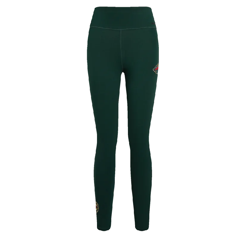 NHL MINNESOTA WILD CLASSIC WOMEN'S HW JERSEY LEGGING (FOREST GREEN)