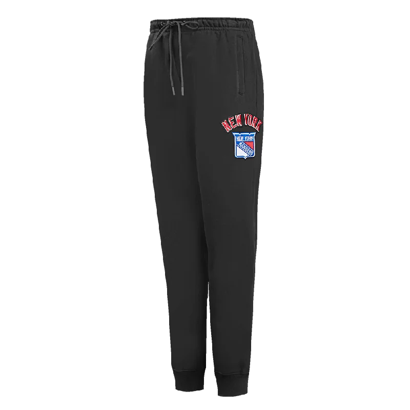 NHL NEW YORK RANGERS CLASSIC WOMEN'S FLC SWEATPANT (BLACK)