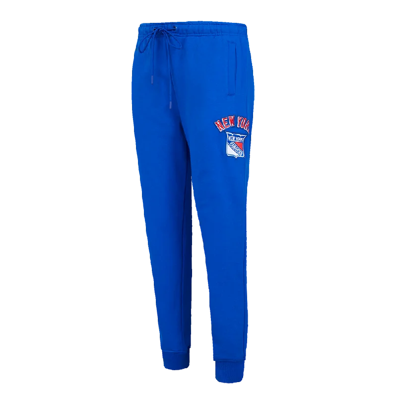 NHL NEW YORK RANGERS CLASSIC WOMEN'S FLC SWEATPANT (ROYAL BLUE)