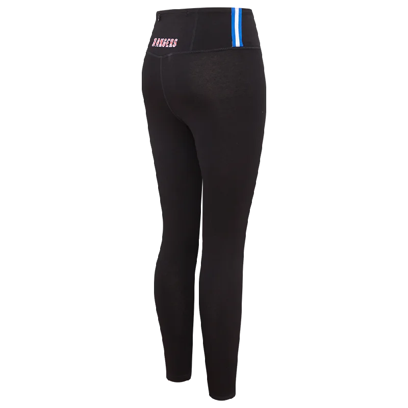 NHL NEW YORK RANGERS CLASSIC WOMEN'S HW JERSEY LEGGING (BLACK)