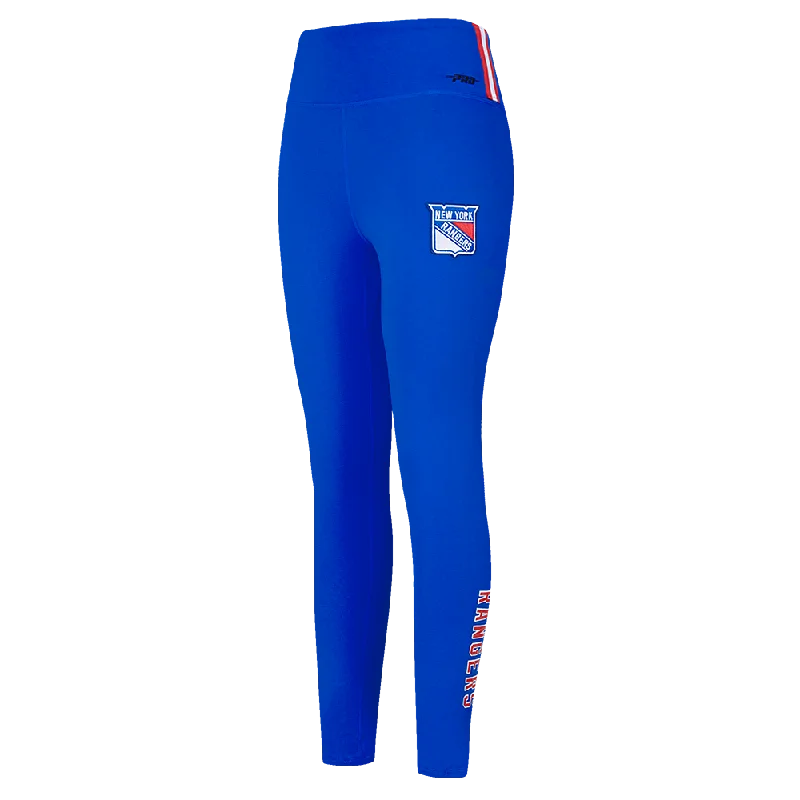 NHL NEW YORK RANGERS CLASSIC WOMEN'S HW JERSEY LEGGING (ROYAL BLUE)