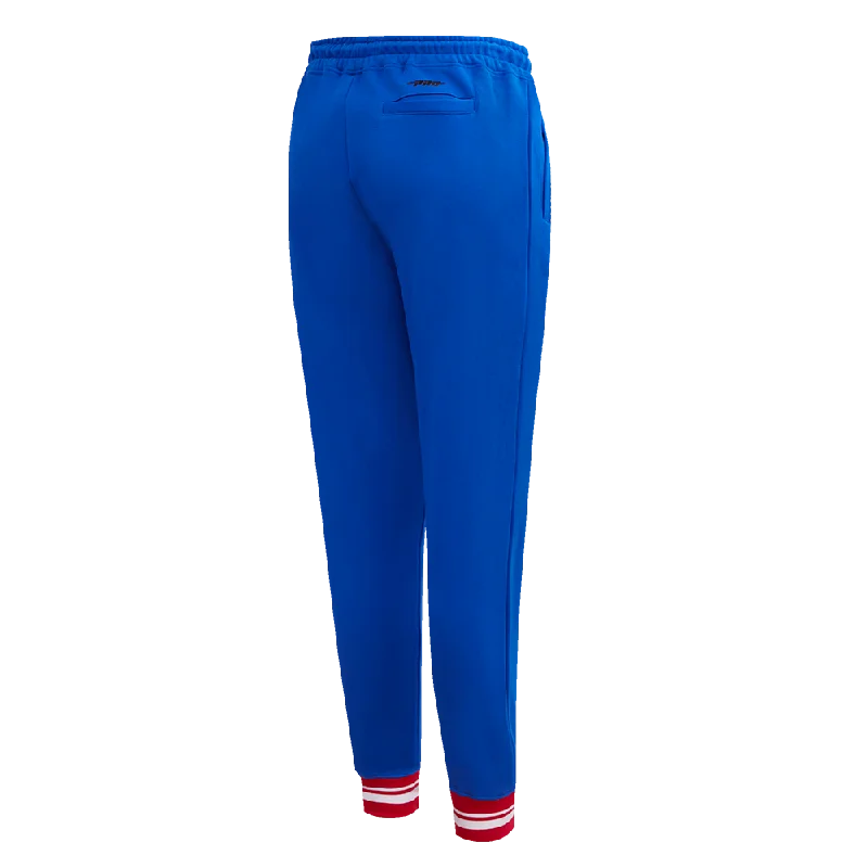 NHL NEW YORK RANGERS RETRO CLASSIC WOMEN'S RIB SWEATPANT (ROYAL BLUE/RED)