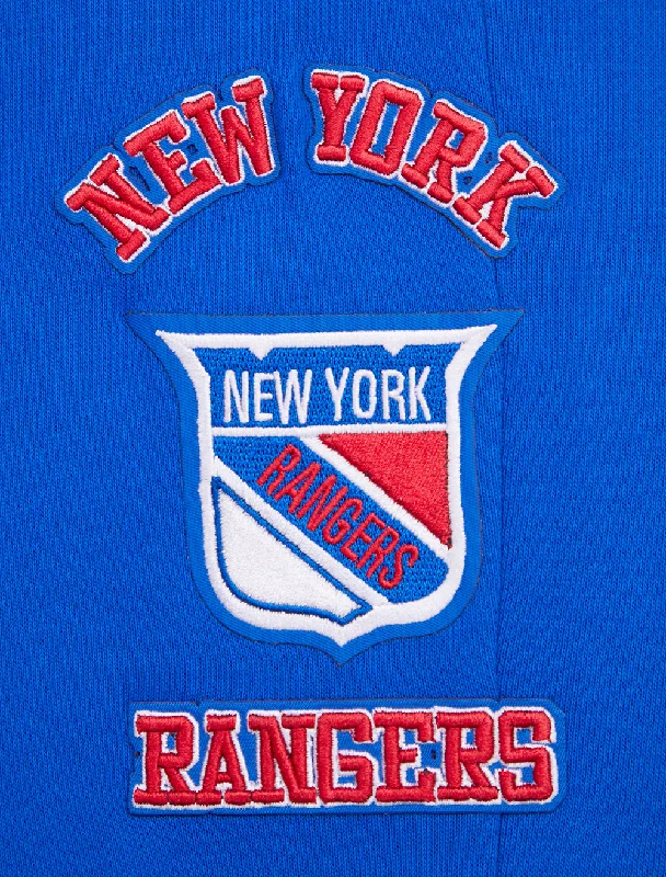 NHL NEW YORK RANGERS RETRO CLASSIC WOMEN'S RIB SWEATPANT (ROYAL BLUE/RED)