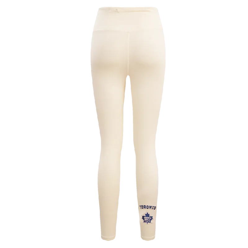 NHL TORONTO MAPLE LEAFS RETRO CLASSIC WOMEN'S JERSEY LEGGING (EGGSHELL)