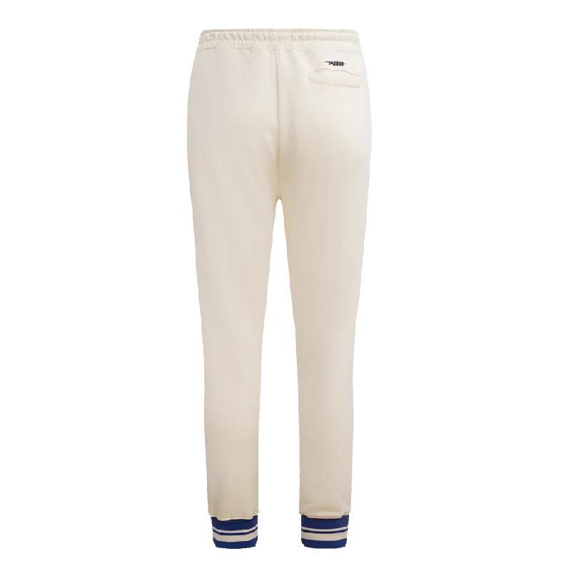 NHL TORONTO MAPLE LEAFS RETRO CLASSIC WOMEN'S RIB SWEATPANT (EGGSHELL/DODGER BLUE)