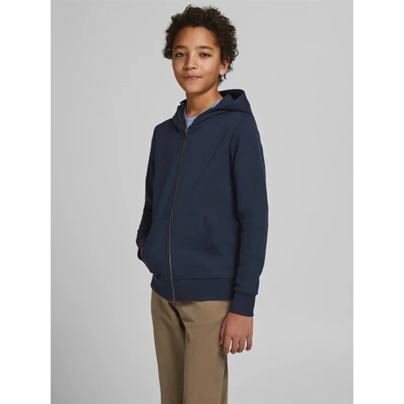 Jack & Jones Junior Navy Blazer Basic Sweatshirt with Zipper Noos