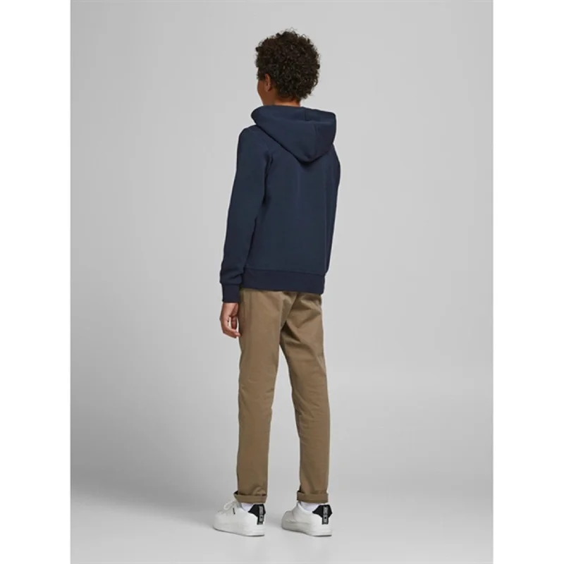 Jack & Jones Junior Navy Blazer Basic Sweatshirt with Zipper Noos