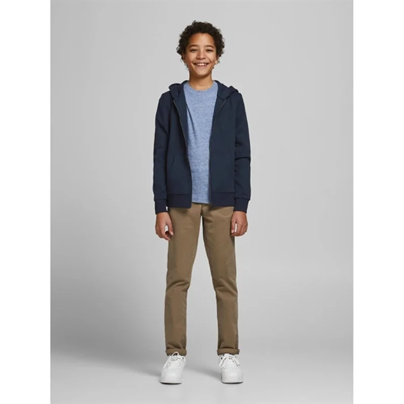 Jack & Jones Junior Navy Blazer Basic Sweatshirt with Zipper Noos