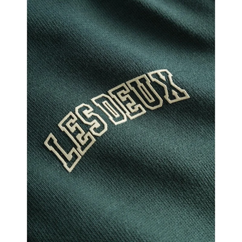 Les Deux Kids Pine Green/Dark Sand Blake Zipper Hoodie