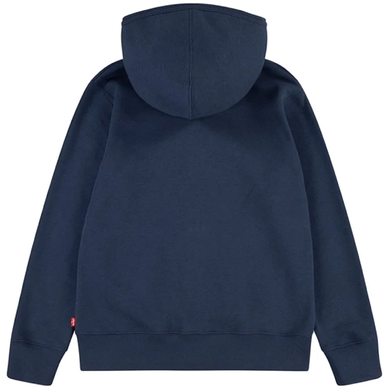 Levi's Box Tab Full Zip Hoodie Dress Blues