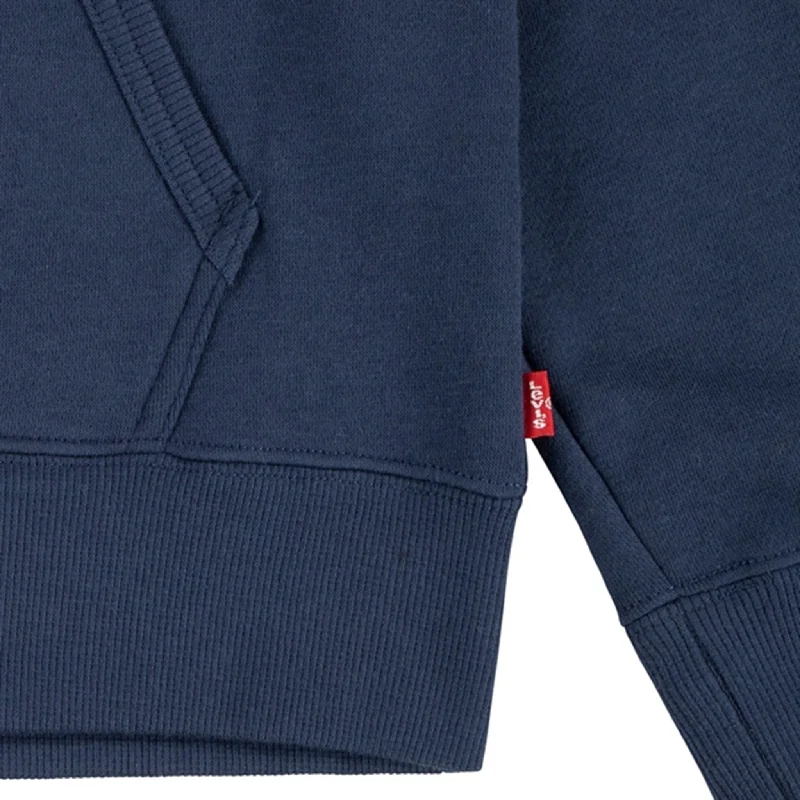 Levi's Box Tab Full Zip Hoodie Dress Blues