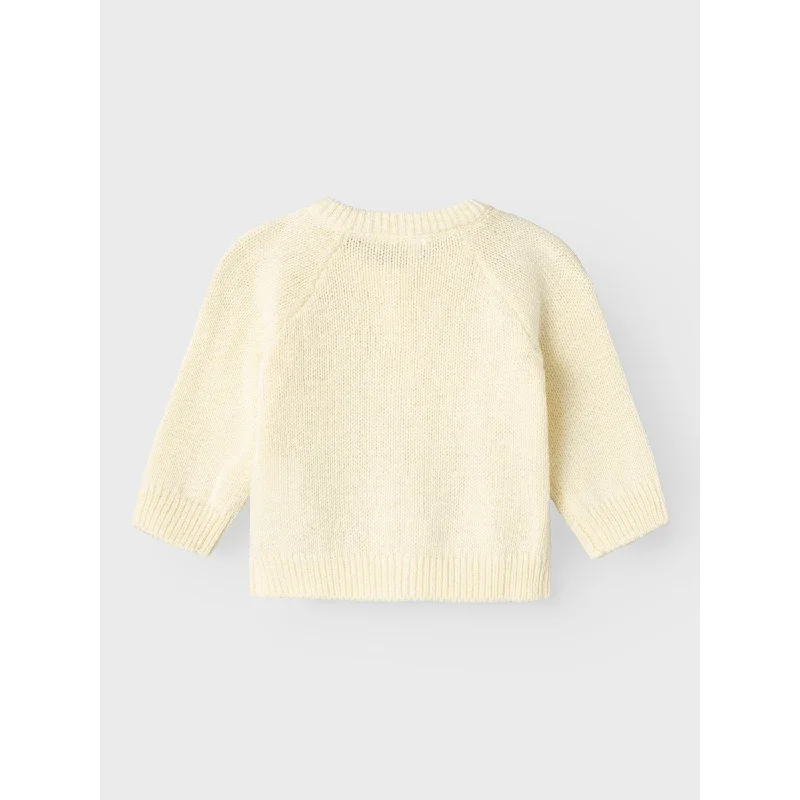 Lil'Atelier Lemon Icing Kaja Knit Cardigan