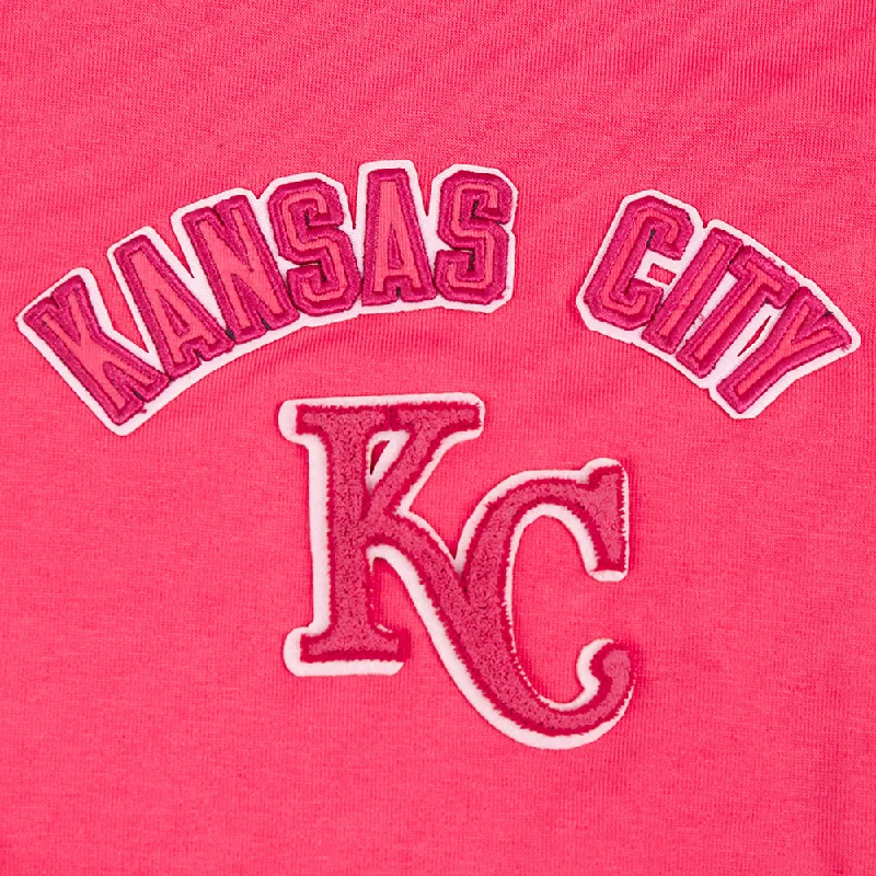 MLB KANSAS CITY ROYALS TRIPLE PINK WOMEN'S JERSEY LEGGING (BEETROOT PURPLE)