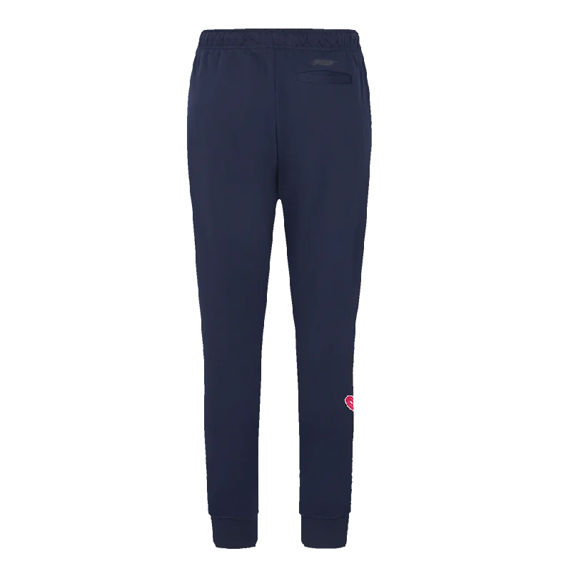 MLB NEW YORK YANKEES PINK CLOUD WOMEN'S  FLC SWEATPANT (MIDNIGHT NAVY)