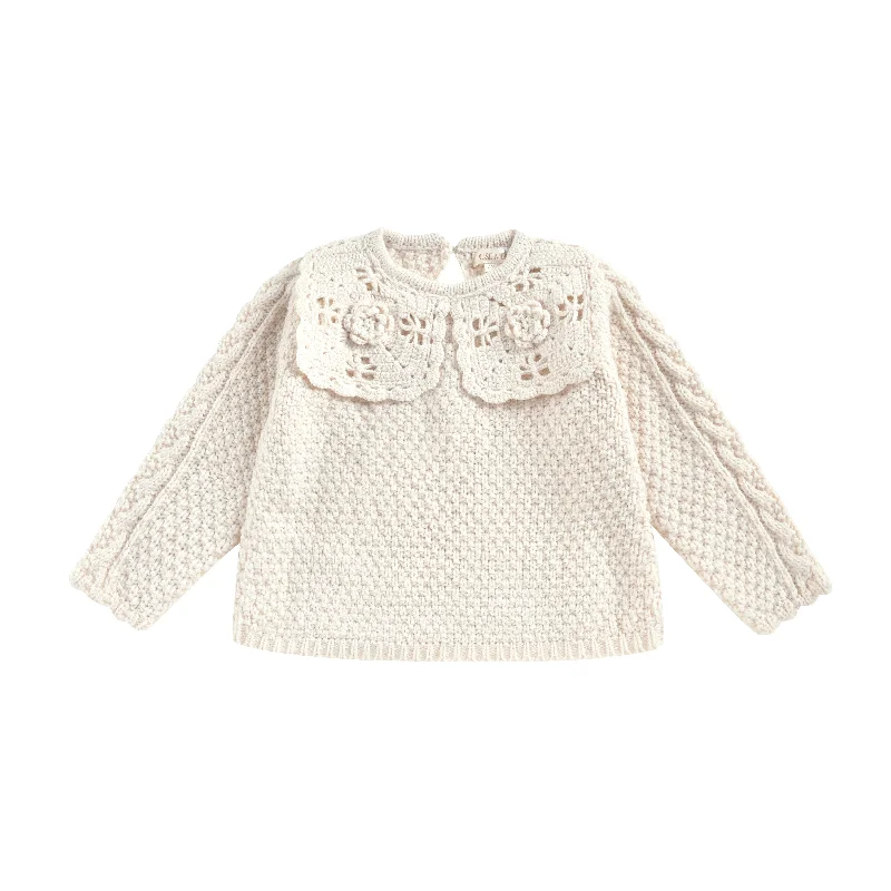 Louise Misha Hilda Cream Sweater