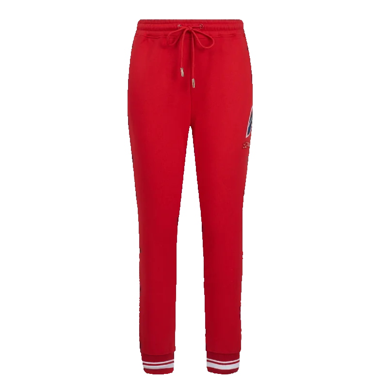 MLB PHILADELPHIA PHILLIES PRO PREP WOMEN'S RIB FLC SWEATPANT (RED)