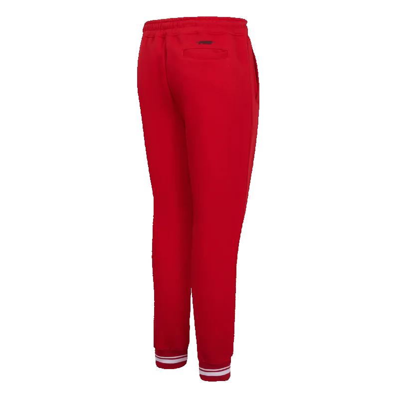 MLB PHILADELPHIA PHILLIES PRO PREP WOMEN'S RIB FLC SWEATPANT (RED)