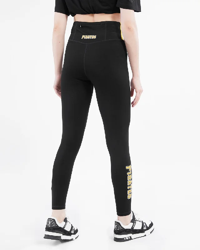 MLB PITTSBURGH PIRATES CLASSIC WOMEN'S JERSEY LEGGING (BLACK)