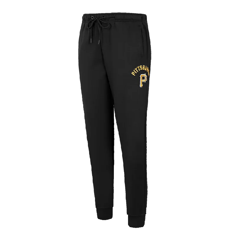 MLB PITTSBURG PIRATES CLASSIC WOMEN'S FLC SWEATPANT (BLACK)