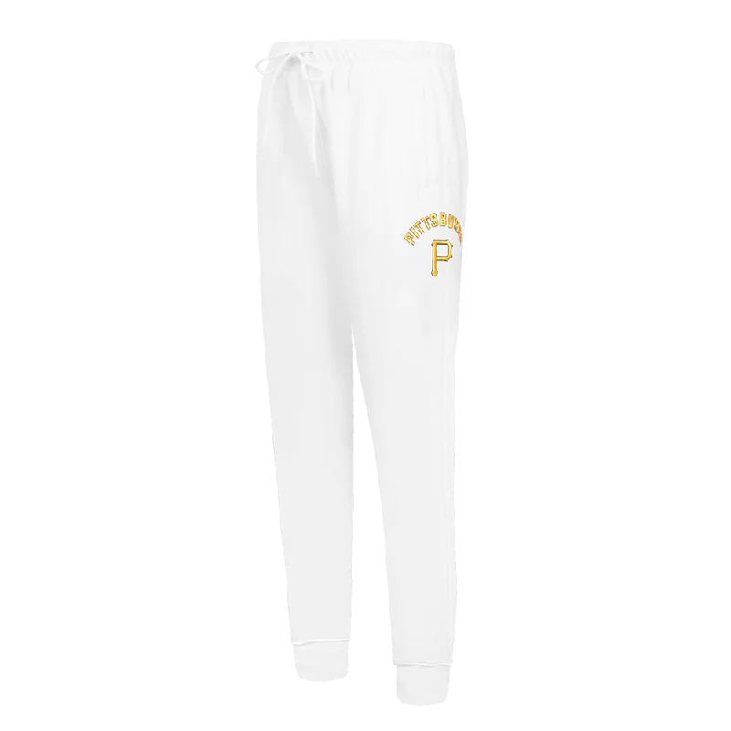 MLB PITTSBURG PIRATES CLASSIC WOMEN'S FLC SWEATPANT (WHITE)