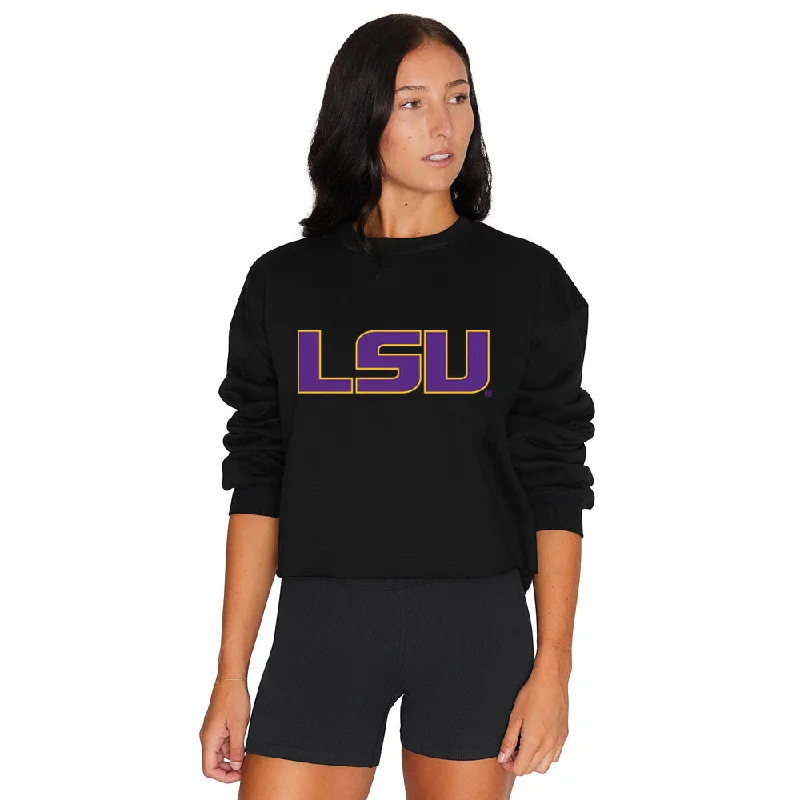 LSU Black Crewneck