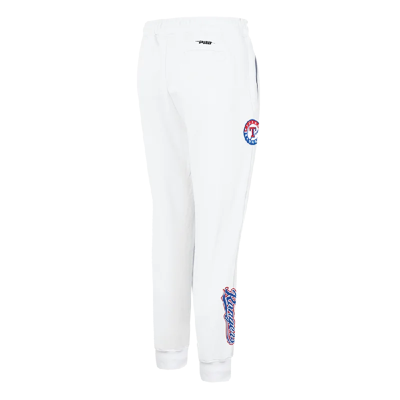 MLB TEXAS RANGERS CLASSIC WOMEN'S FLC SWEATPANT (WHITE)