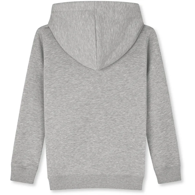 Mads Nørgaard Standard Hudini Zip Sweatshirt Grey Melange