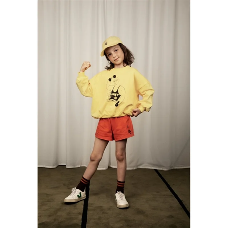 Mini Rodini Yellow Weight Lifting Sp Sweatshirt