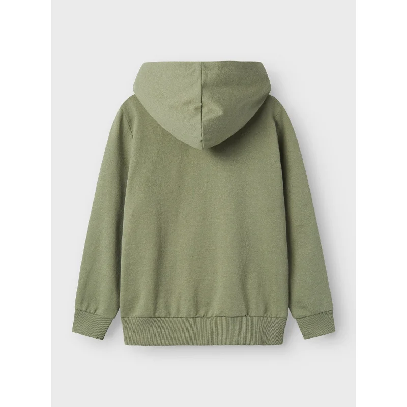 Name It Oil Green Valon Sweat Cardigan