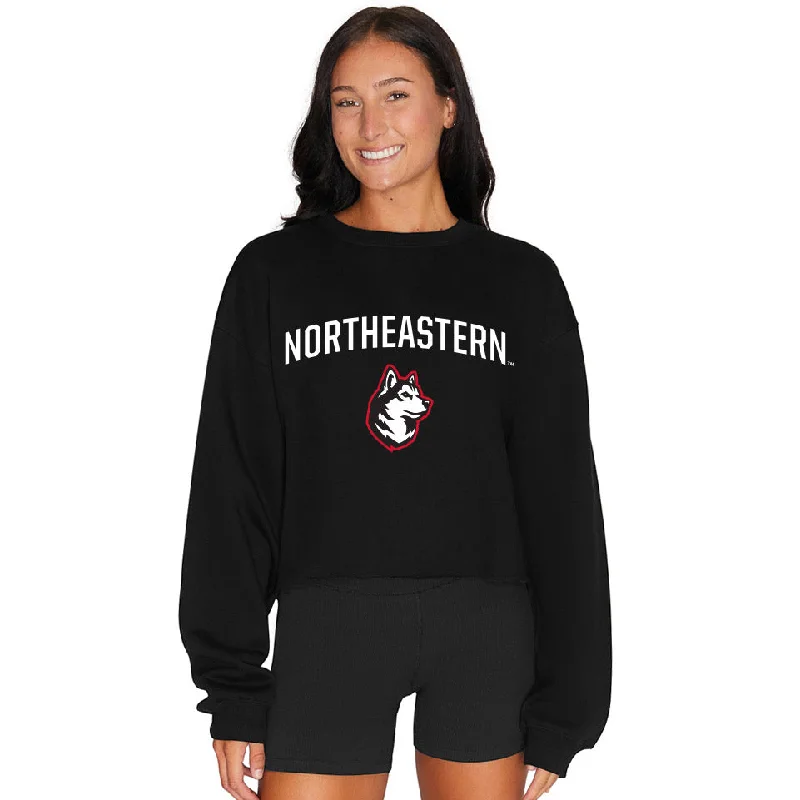 Northeastern Black Crewneck