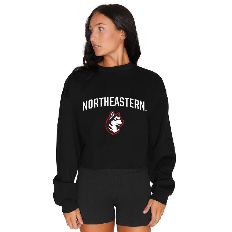 Northeastern Black Crewneck