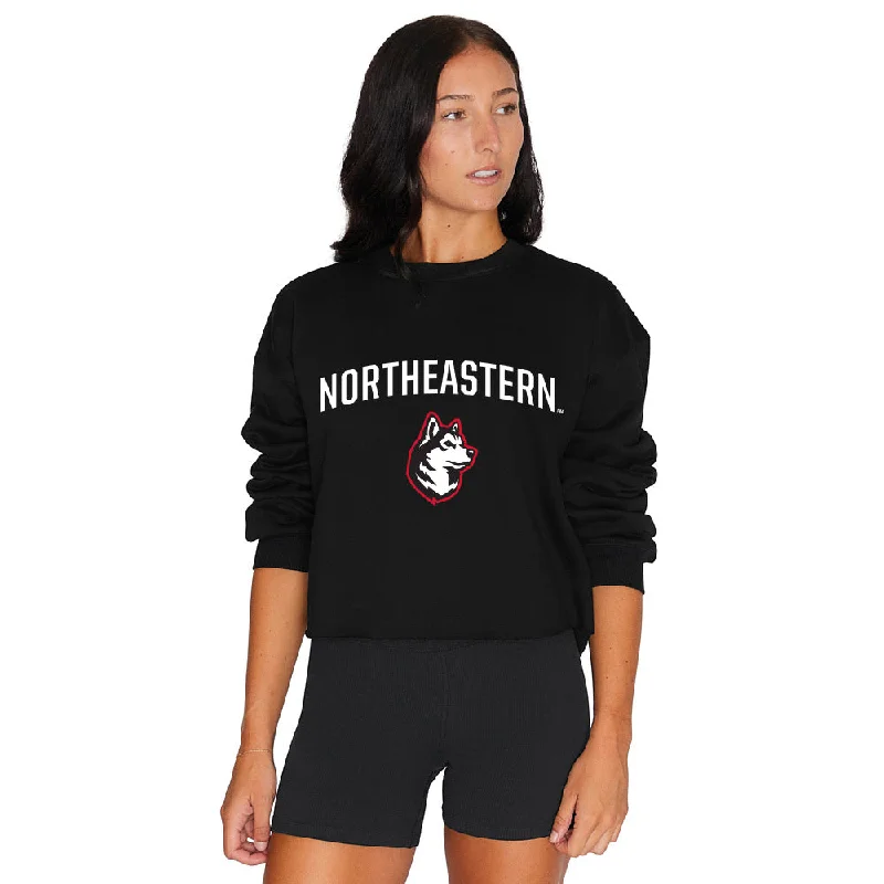 Northeastern Black Crewneck