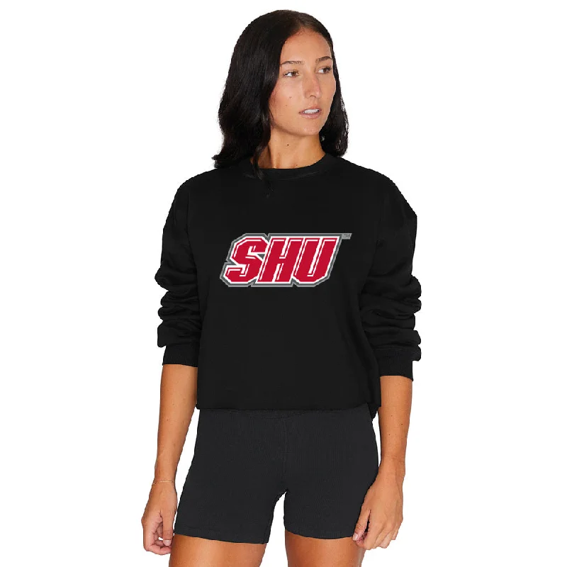 Sacred Heart Pioneers Black Crewneck