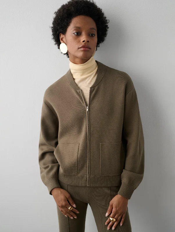 Superfine Organic Cotton Track Jacket