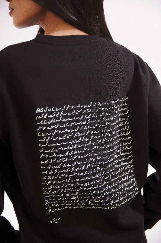 Talaash Sweatshirt - Raven Black