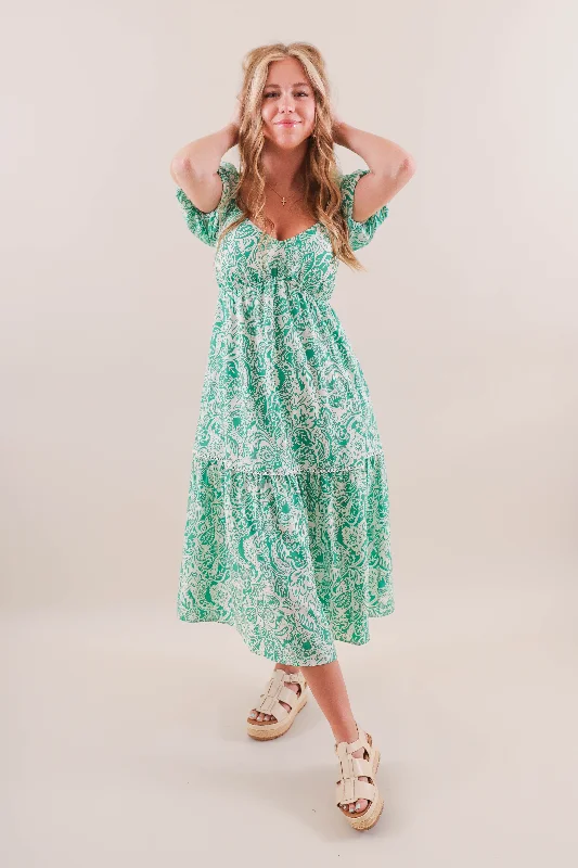 Think Happy Thoughts Midi Dress