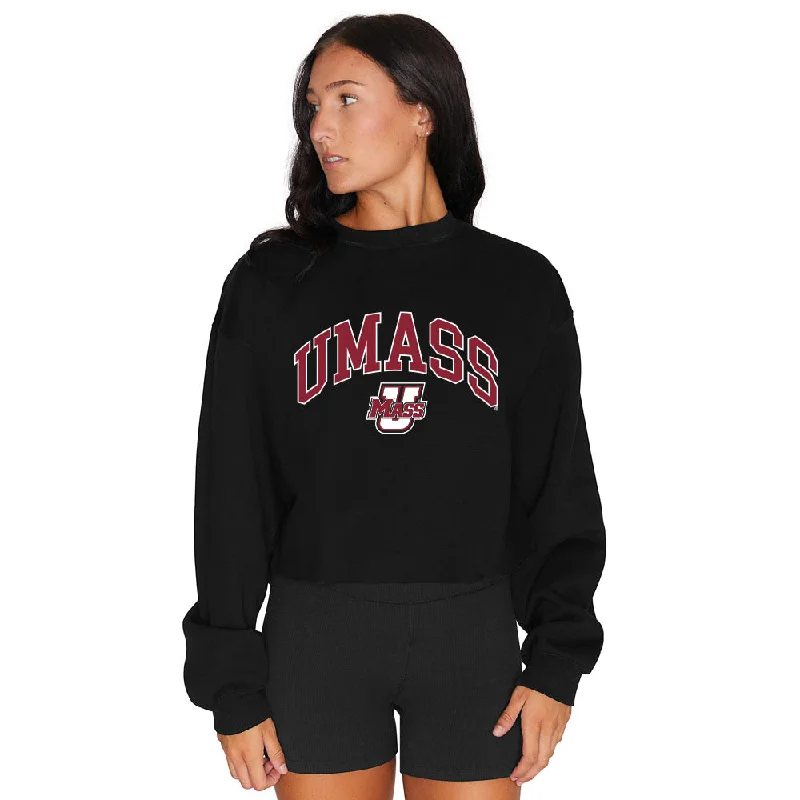 UMass Black Crewneck