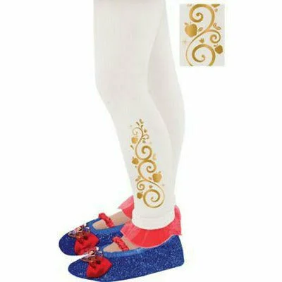 Disney Princess Snow White Kids Girls Footless Tights