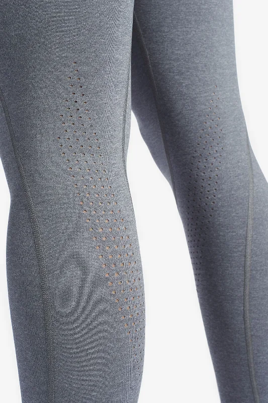 Contour 7/8 Legging - Light Grey Marl