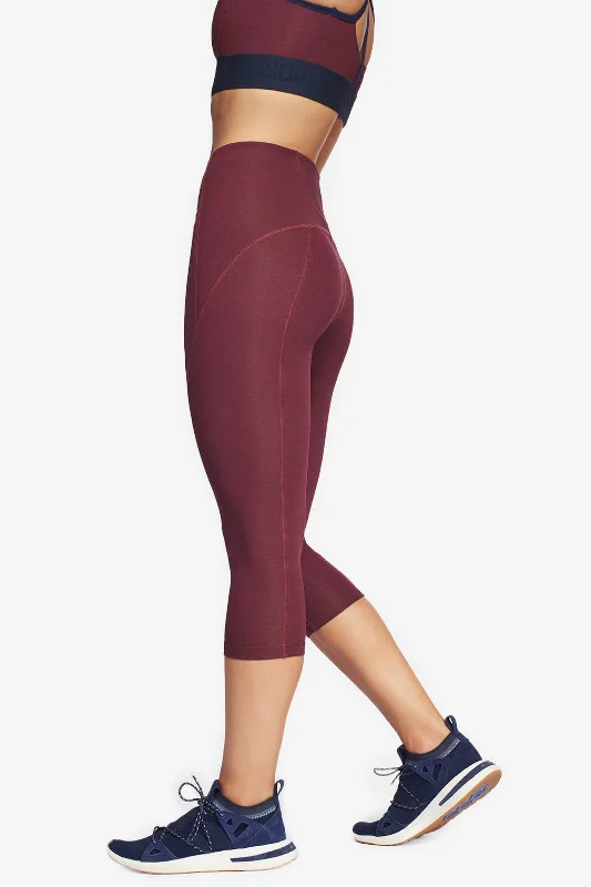 Scuba Ultra-Form Legging - Burgundy Marl