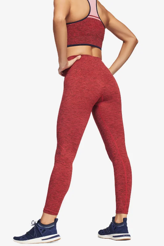 Blackout Legging - Coral Marl