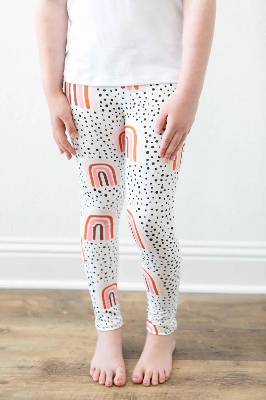 Peach Rainbow Leggings